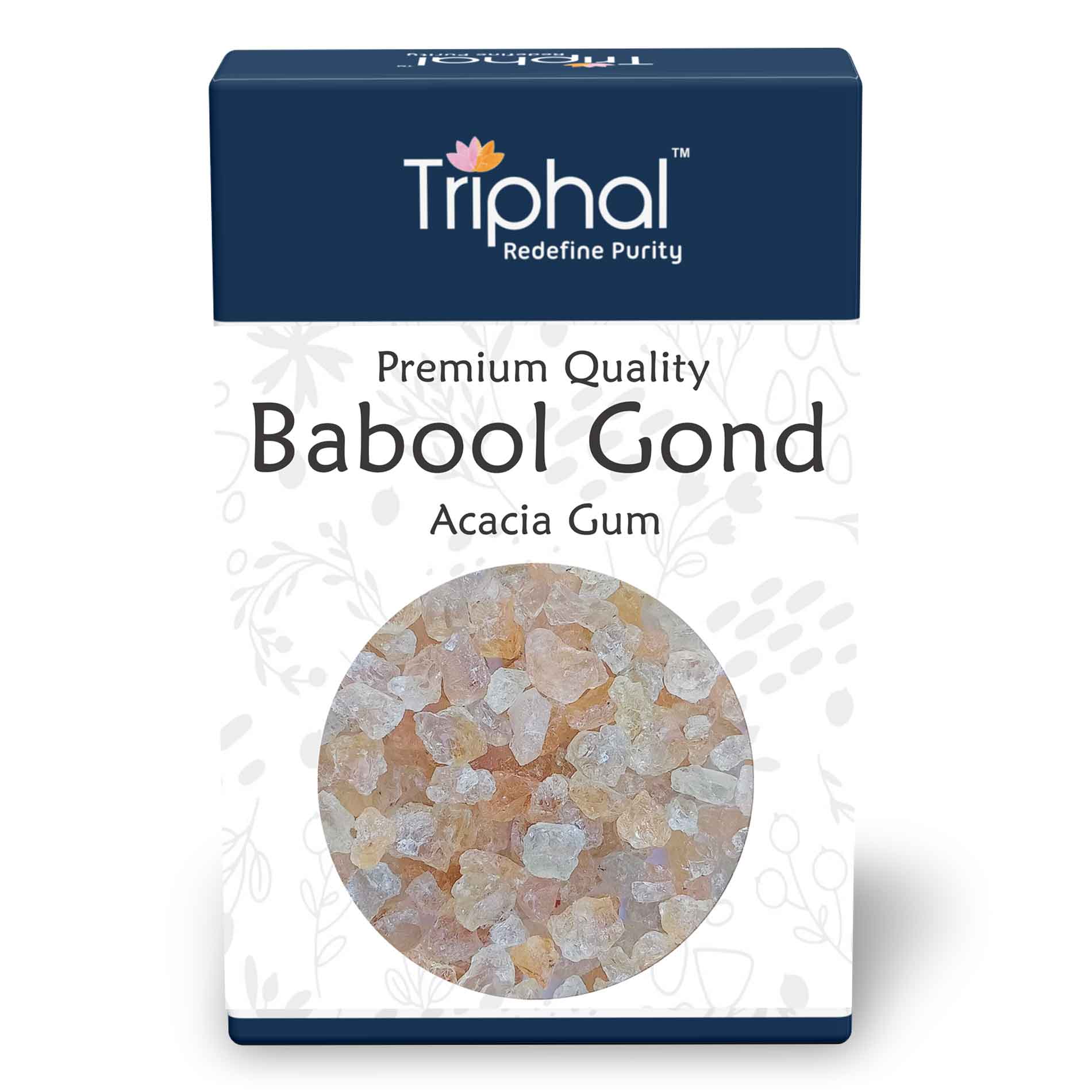 Triphal Babool Gond - Kikar Gum - Acacia Gum - Organic Wellnesses