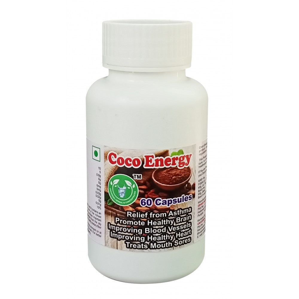 Universal Herbal & Concentrates Coco Energy Capsules - 60 - Organic ...