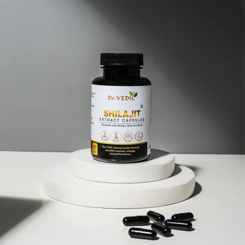 Dr. Vedic Shilajit Capsules - 60 Caps