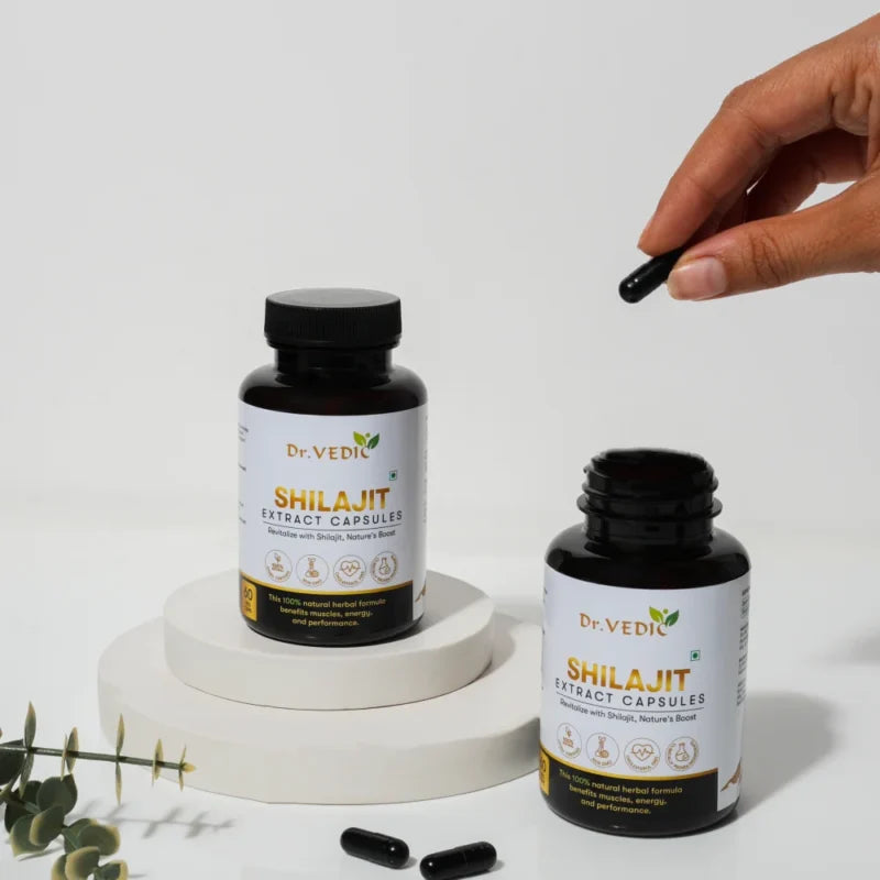 Dr. Vedic Shilajit Capsules - 60 Caps