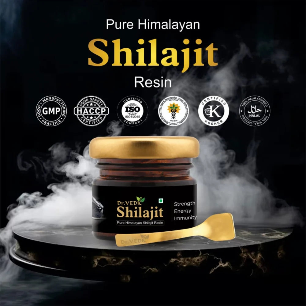 Dr. Vedic Pure Himalayan Shilajit Resin - 20 Gms