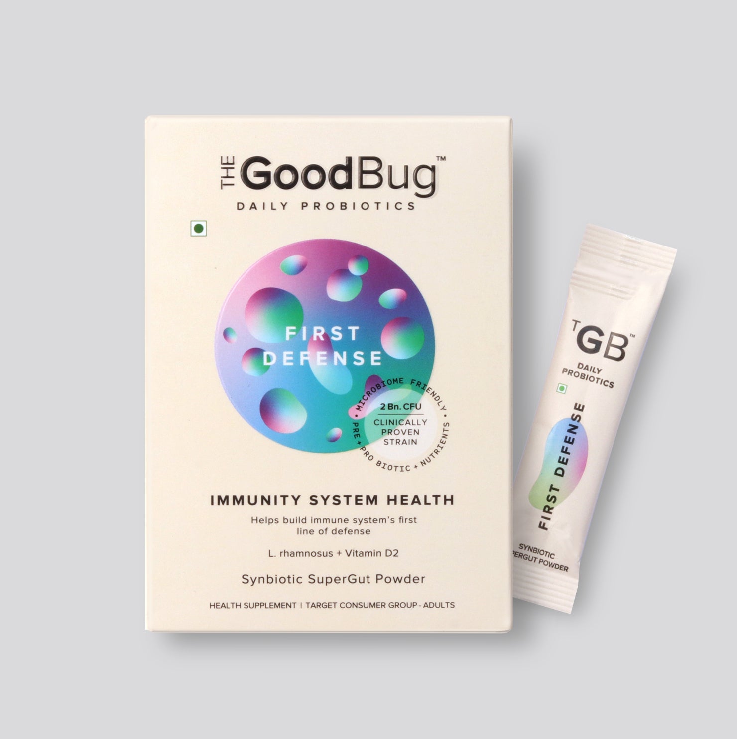 The Good Bug First Defense SuperGut Powder - 15 Sticks - Organic Wellnesses