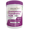 HealthyHey Glucosamine + Chondroitin & MSM Powder - Lemon Flavour - 200gms