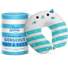 Power Gummies Striped Neck Pillow + Gorgeous Hair and Nails Gummies