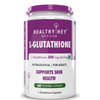 HealthyHey Glutathione (Reduced) - 100% Vegetarian Source - 60 Veg Capsules
