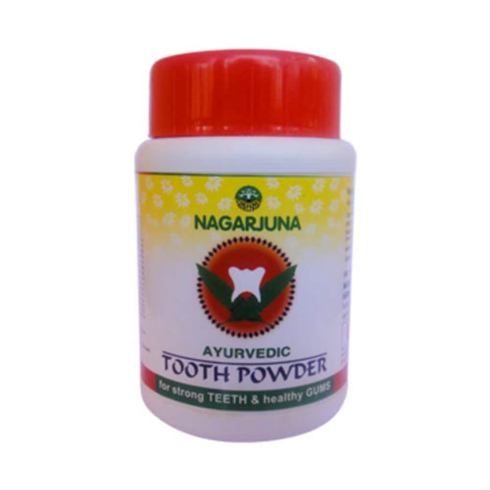 Navsagar Powder Nagarjuna Ayurveda Tooth Powder - 50 gms - Organic Wellnesses