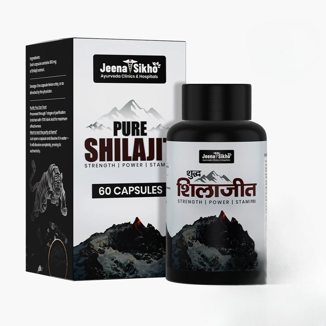 Jeena Sikho Pure Shilajit - 60 Capsules