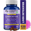 Carbamide Forte Liver Support Supplement with Milk Thistle Extract 600mg - 120 Veg Tablets