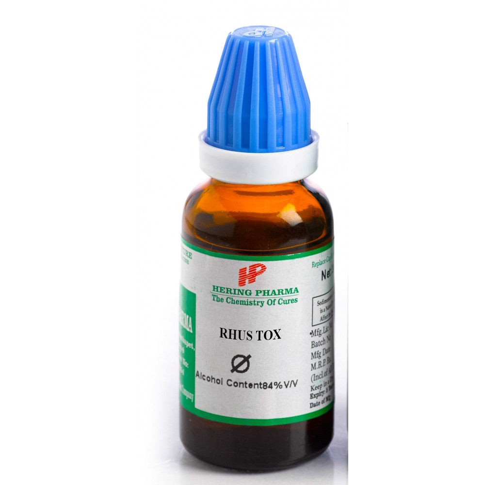Hering Pharma Rhus Tox Mother Tincture Q - 30 ml - Organic Wellnesses