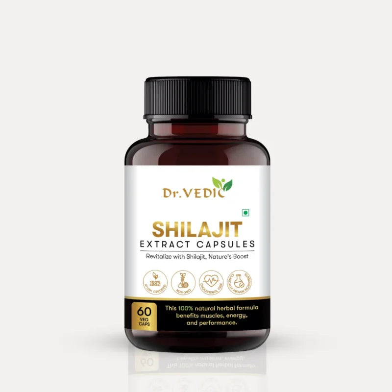 Dr. Vedic Shilajit Capsules - 60 Caps