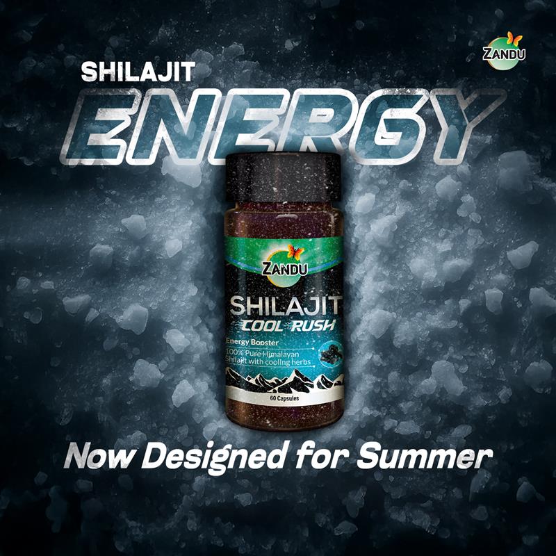 Zandu Shilajit Cool Rush Capsules - 60 Caps