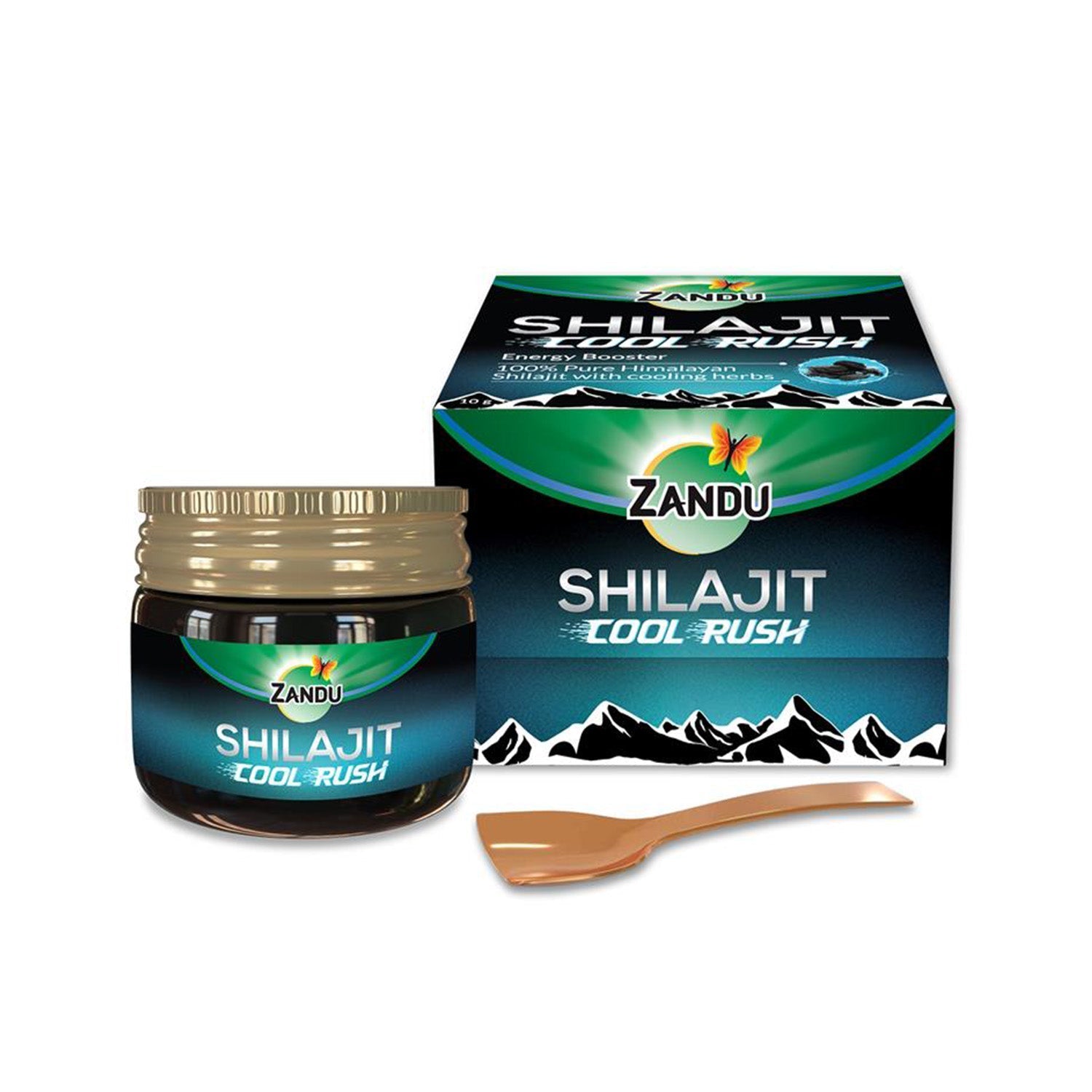 Zandu Shilajit Cool Rush Resin: 1st Ever Shilajit Resin - 10 gms