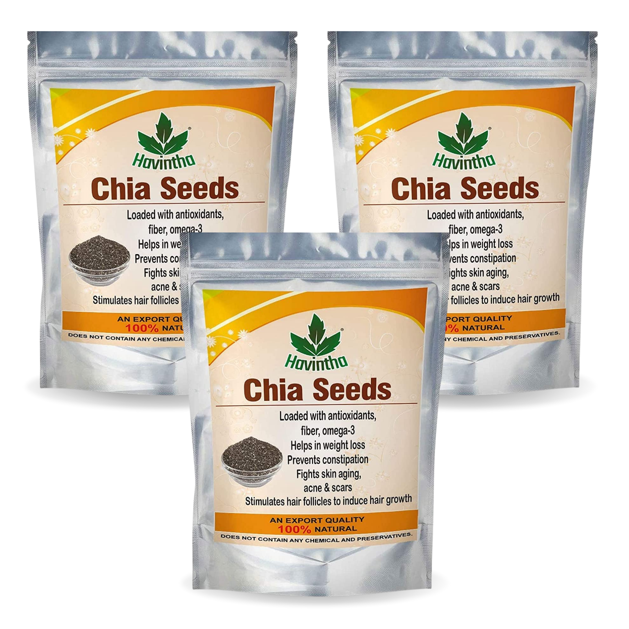Havintha Chia Seeds for Immunity Energy Super Food - 227 gms - Organic ...