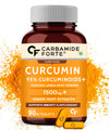 Carbamide Forte Curcumin with Piperine Tablets  - 90 Veg Tablets