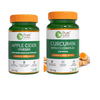 Pure Nutrition Naturals Combo of ACV Capsule & Curcumin C3 Supplement