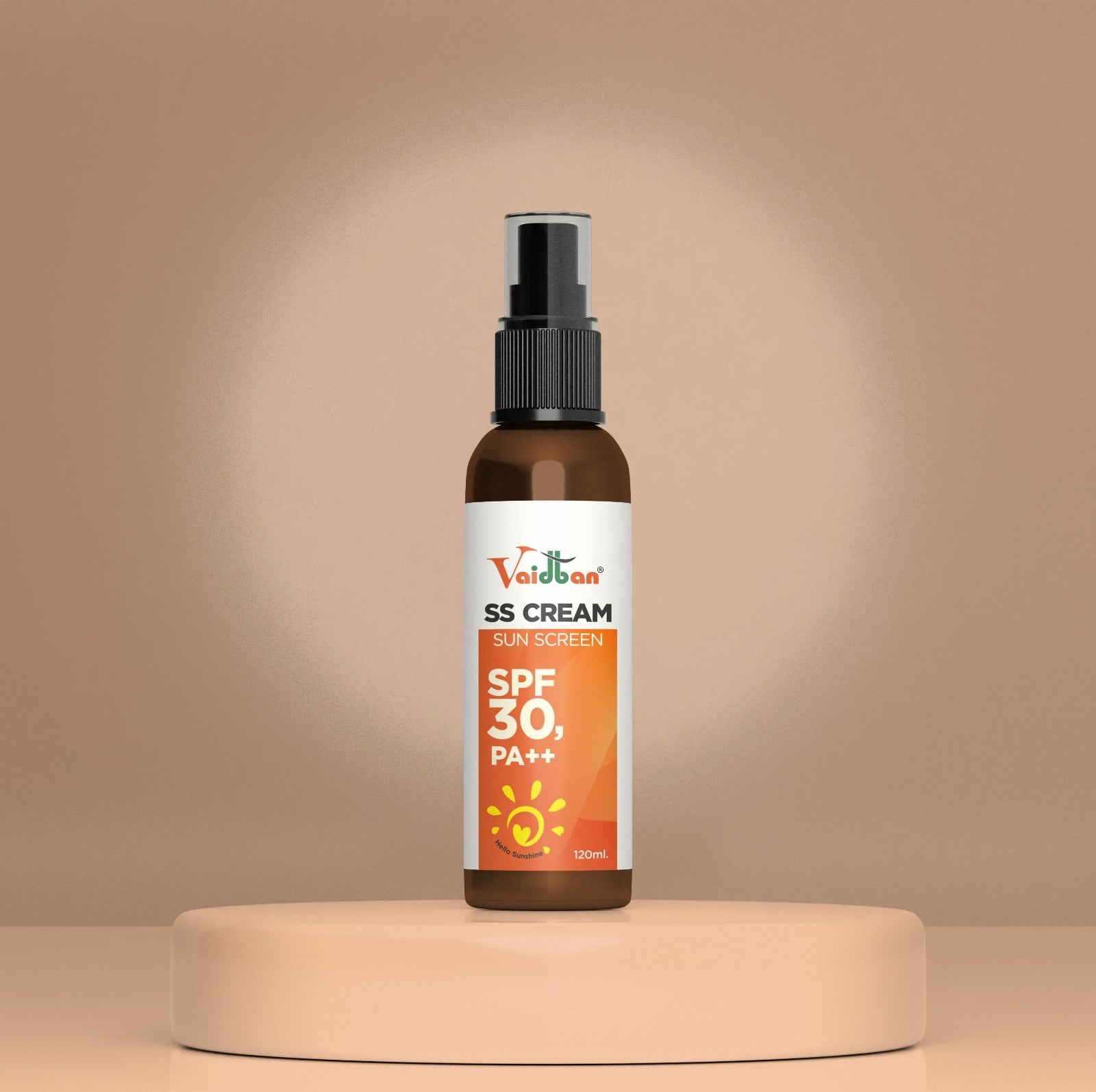 Vaidban SS Cream Sunscreen SPF 30 PA++ - 120 ml - Organic Wellnesses
