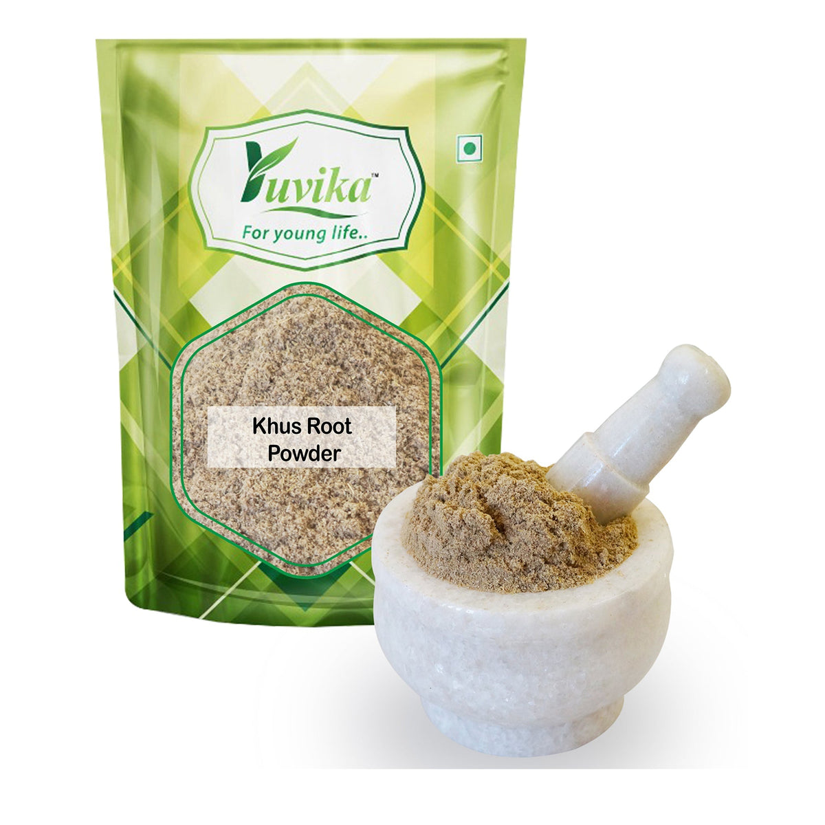 Yuvika Khus Root Powder - Vetiveria Zizanioides - Vetiver Root Powder ...