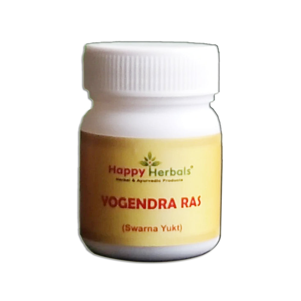 Happy Herbals Yogendra Ras - 30 tablets - Organic Wellnesses