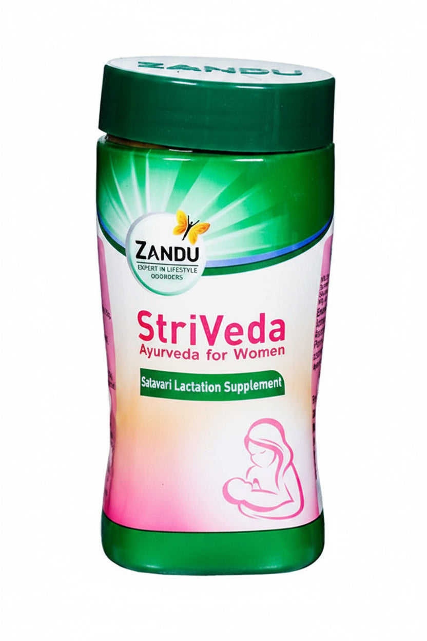 Zandu StriVeda Satavari Lactation Supplement - 210 gms - Organic Wellnesses