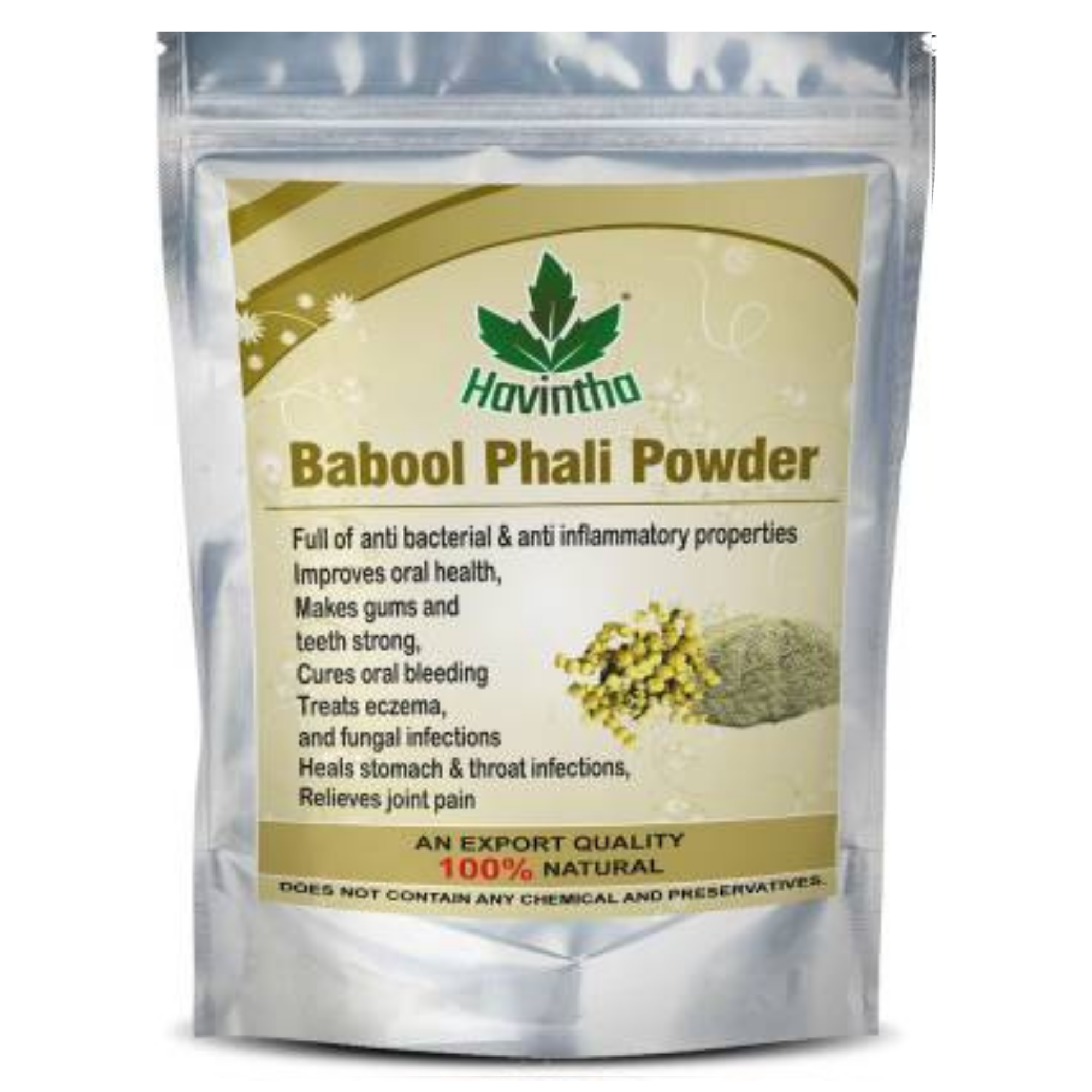 Havintha Babool Phali Powder - 227 grams - Organic Wellnesses