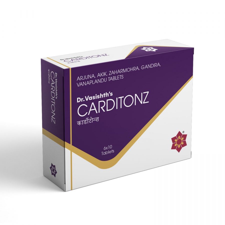 Dr. Vasishth's Carditonz - 60 tabs - Organic Wellnesses