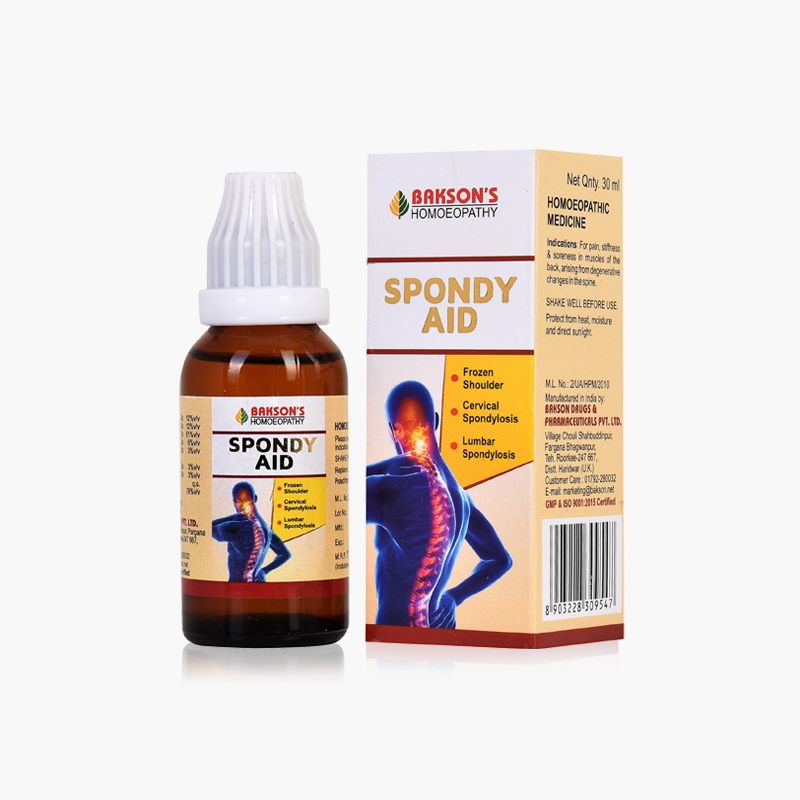 Bakson's Spondy Aid Drops - Organic Wellnesses