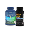 GNC Mega Men One Daily Multivitamin + Triple Strength Fish Oil - Omega 3 Capsules