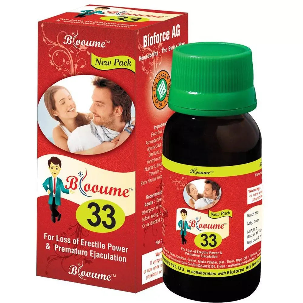 Bioforce Blooume 33 Tonic for Men Drops - 30 ml - Organic Wellnesses
