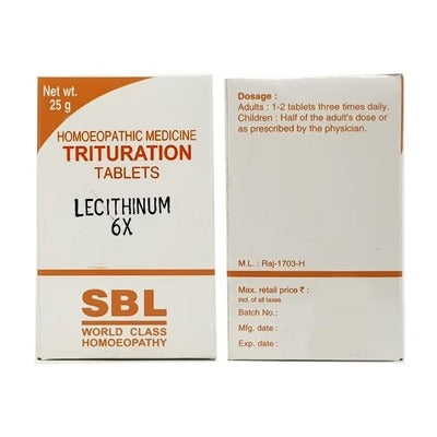 SBL Lecithinum Trituration Tablet - 25 gms