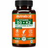 Nutrabud Vitamin D3 + K2 eg Lichen & MK7 Tablets -120 Tabs