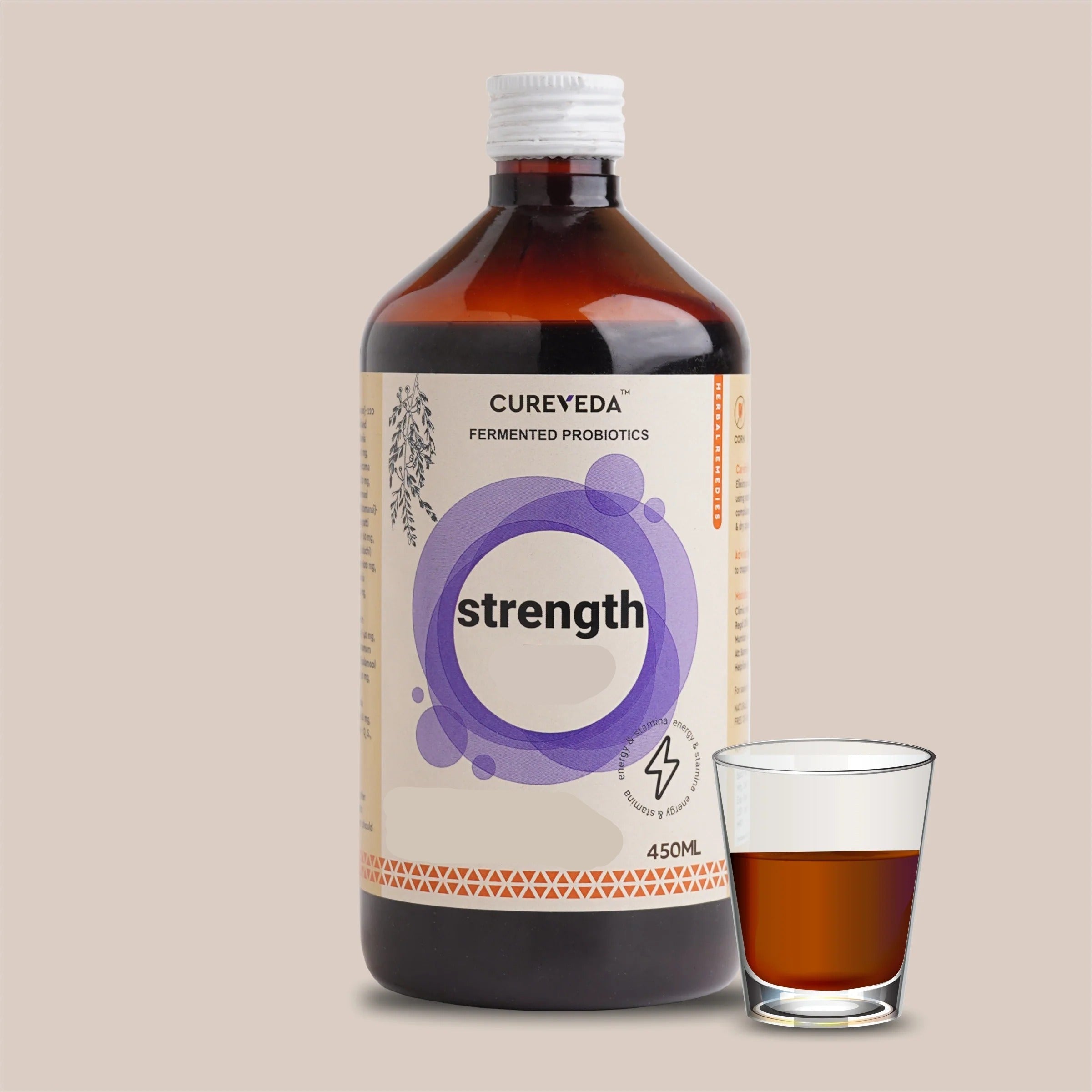 Cureveda Strength Elixir - 450 ml - Organic Wellnesses