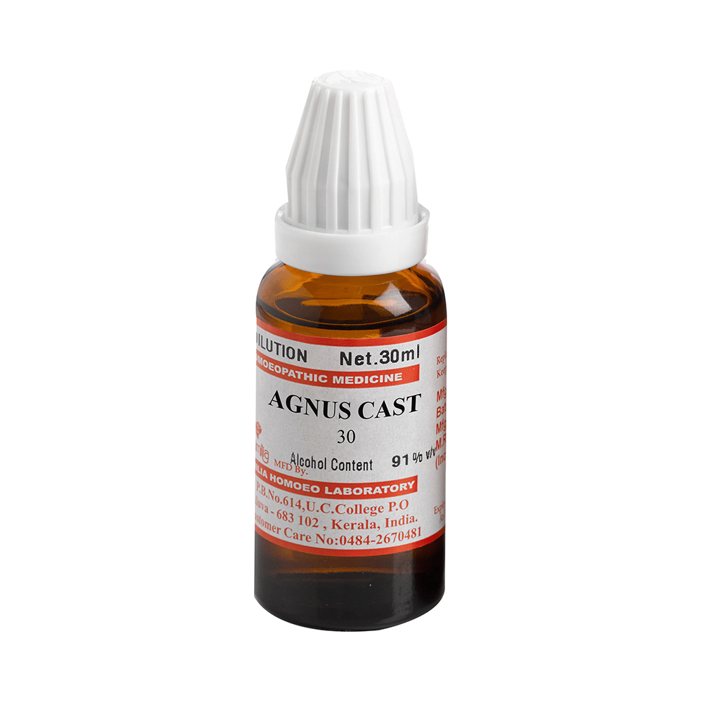 Similia Agnus Cast Dilution 30 CH - 30 ml - Organic Wellnesses