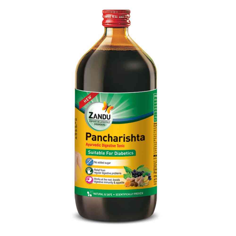 Zandu Pancharishta Digestive Tonic - Organic Wellnesses